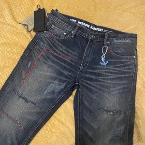 NEIGHBORHOOD JAPAN SELVEDGE DENIM JEANS 34x32 NWT